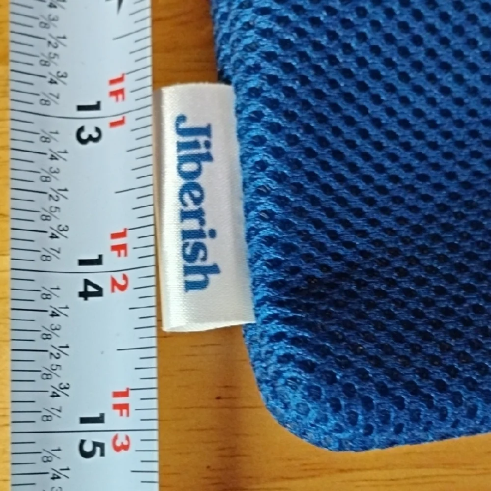 Jiberish Blue Bath Storage Bag Drawstring